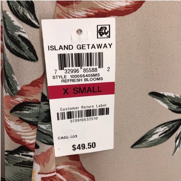 Style & Co High-Low Sleeveless Swing Top NWT Sz XS - Picture 8 of 10